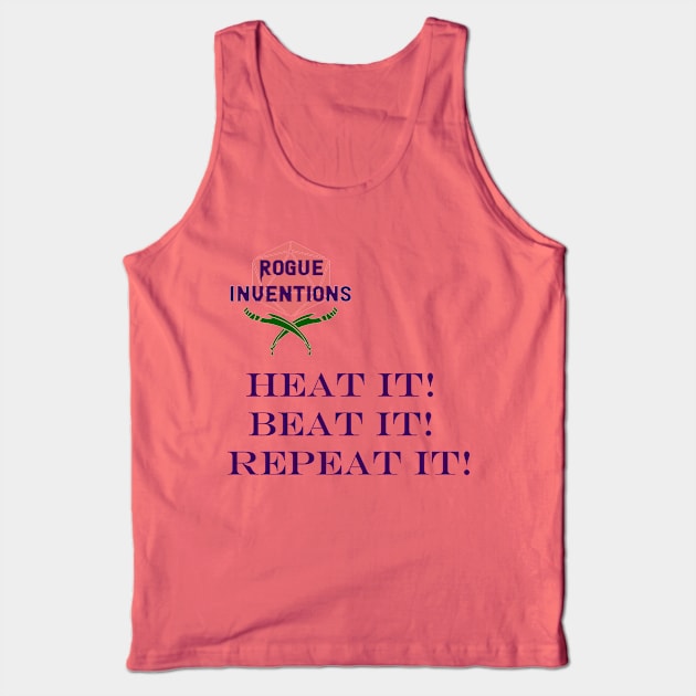 Rogue Inventions Heat It, Beat It, Repeat It Tank Top by RogueInventions